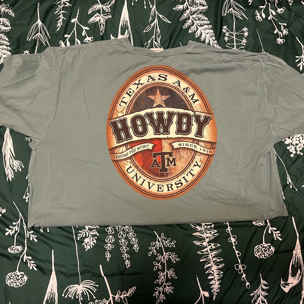 Men's Texas Aggies Green Rustic 2XL Comfort Colors